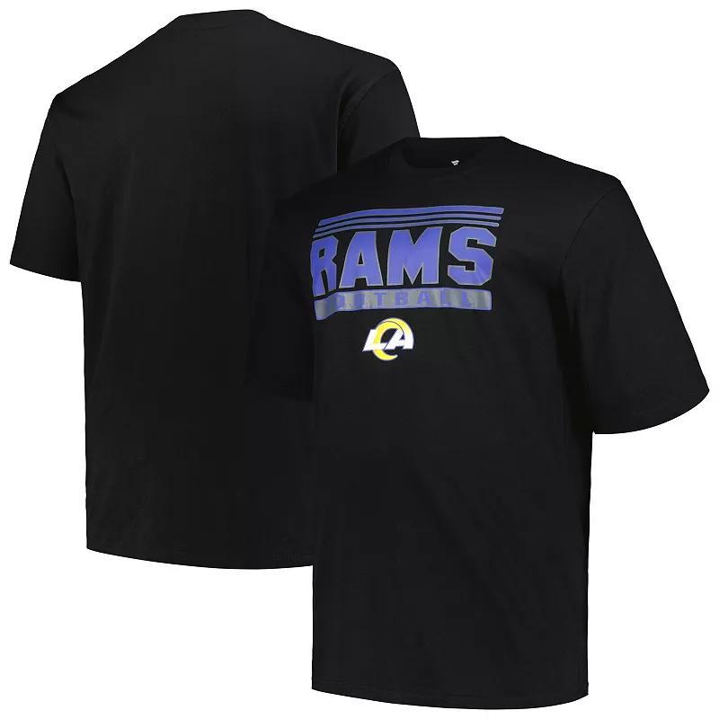 Mens Fanatics Branded Los Angeles Rams Big & Tall Pop T-Shirt Product Image