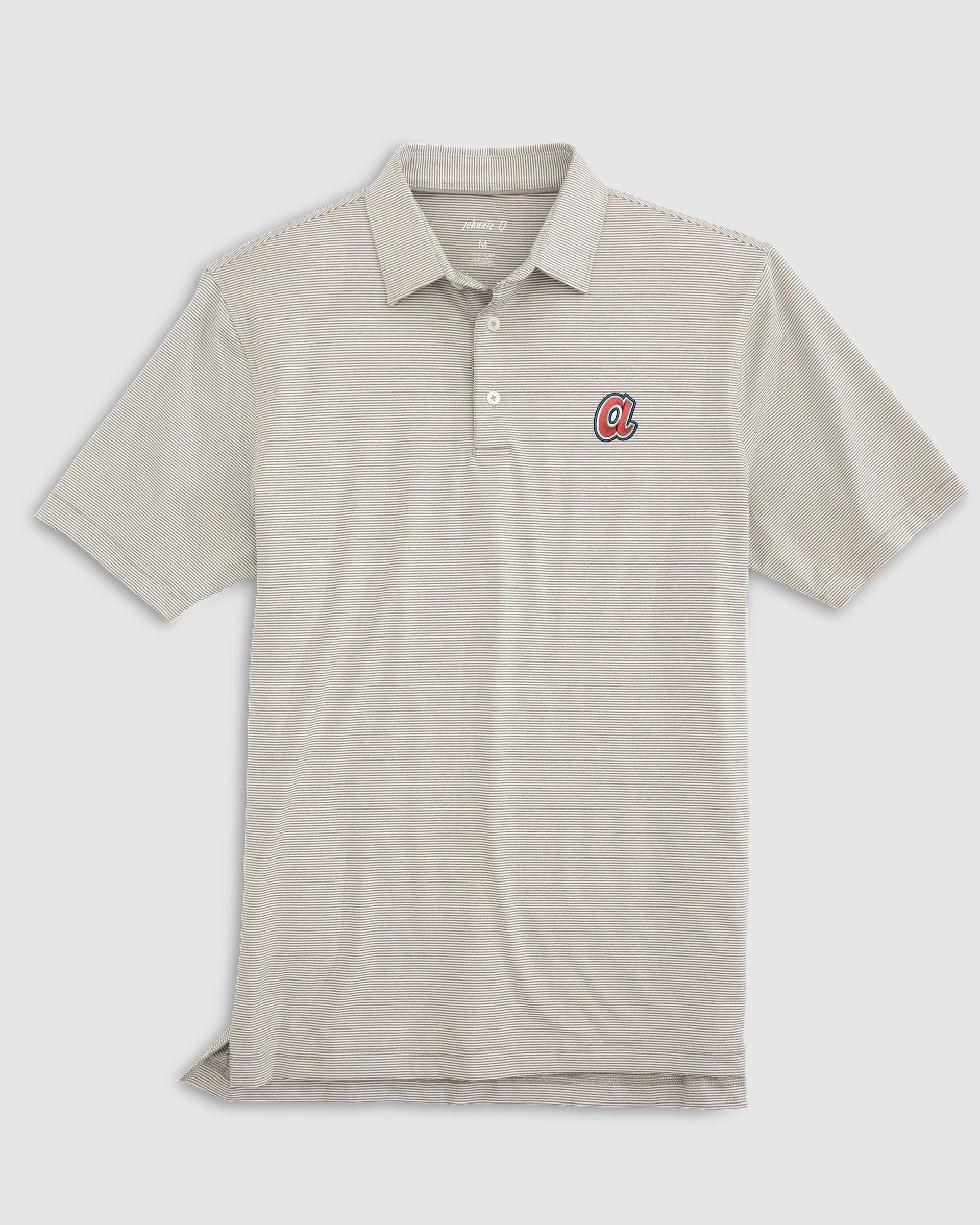 WM Phoenix Open Lyndonn Striped Jersey Performance Polo Product Image