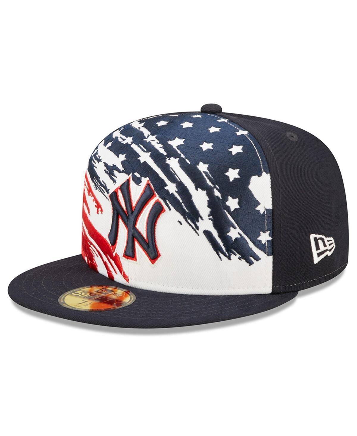 Mens New Era New York Yankees 2022 4th of July On-Field 59FIFTY Fitted Hat Blue Product Image