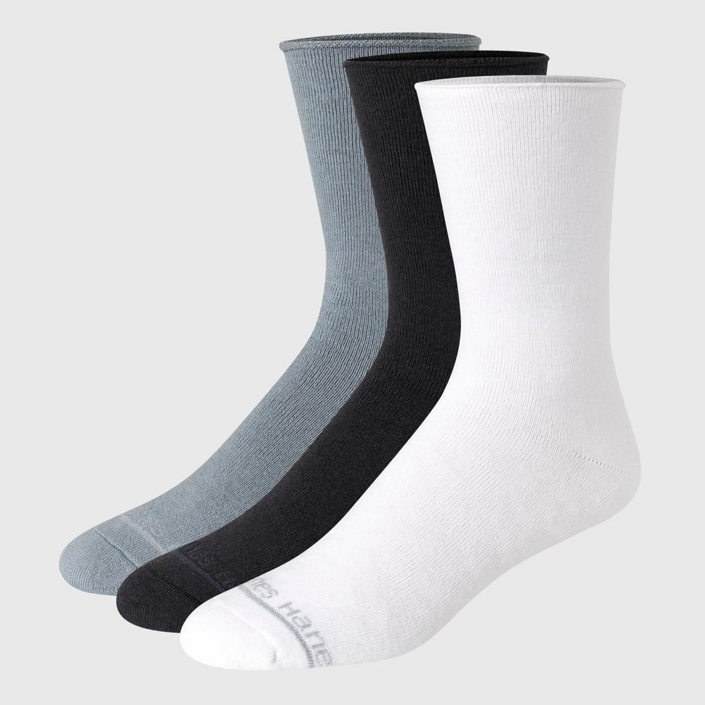 Hanes Originals Premium Mens SuperSoft Crew Socks 3pk 6-12 Product Image