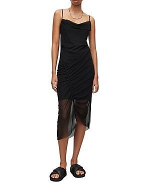 Allsaints Ulla Mesh Midi Dress Product Image