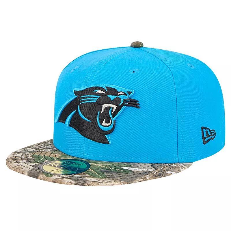 Mens New Era Carolina Panthers Active Two-Tone Camo 59FIFTY Fitted Hat Product Image