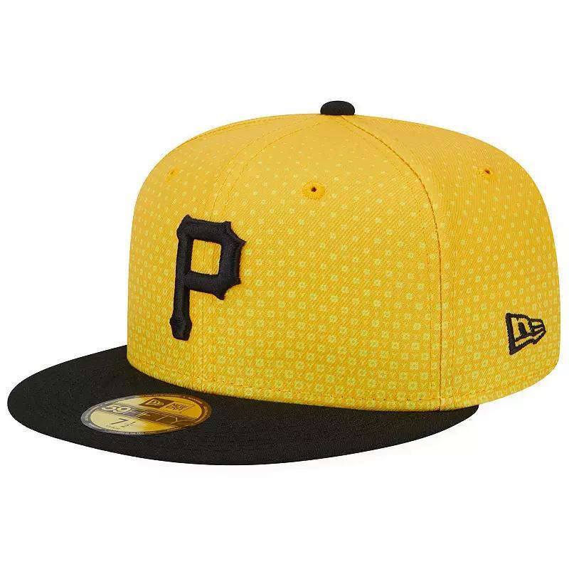 Mens New Era Gold Pittsburgh Pirates 2023 City Connect 59FIFTY Fitted Hat - Gold Product Image