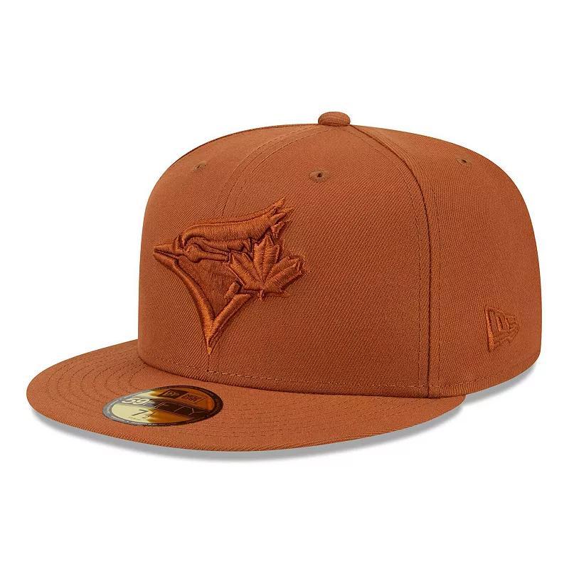 Mens New Era Brown Toronto Blue Jays Spring Color 59FIFTY Fitted Hat Product Image