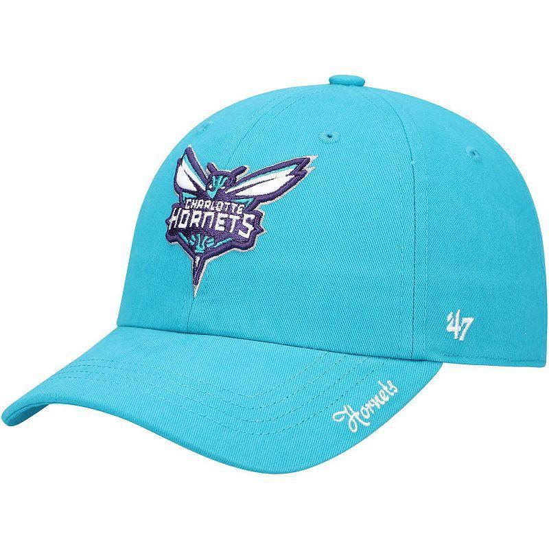 Womens 47 Teal Charlotte Hornets Miata Clean Up Logo Adjustable Hat Product Image