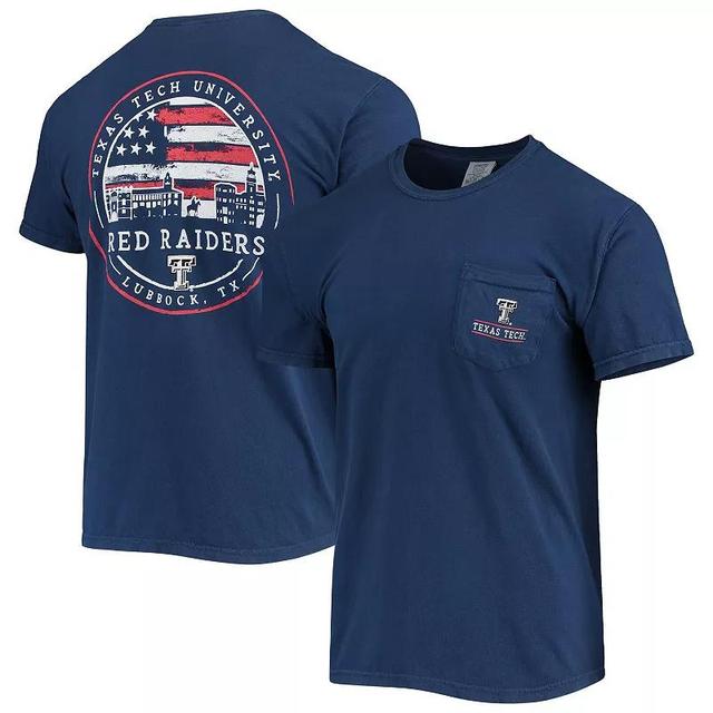 Mens Texas Tech Red Raiders Campus Americana T-Shirt Blue Product Image