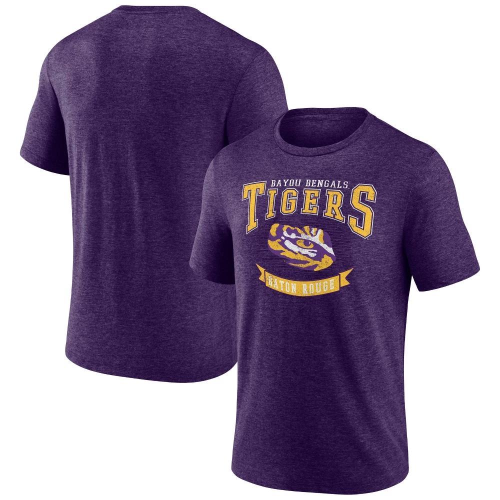 NCAA LSU Tigers Mens Tri-Blend T-Shirt Product Image