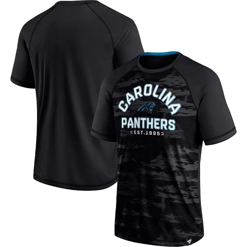 Mens Fanatics Branded Carolina Panthers Hail Mary Raglan T-Shirt Product Image