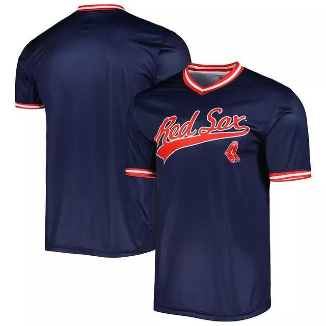 Mens Stitches Boston Red Sox Cooperstown Collection Team Jersey Blue Product Image