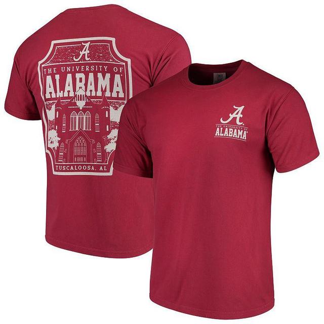 Mens Crimson Alabama Crimson Tide Comfort Colors Campus Icon T-shirt Product Image