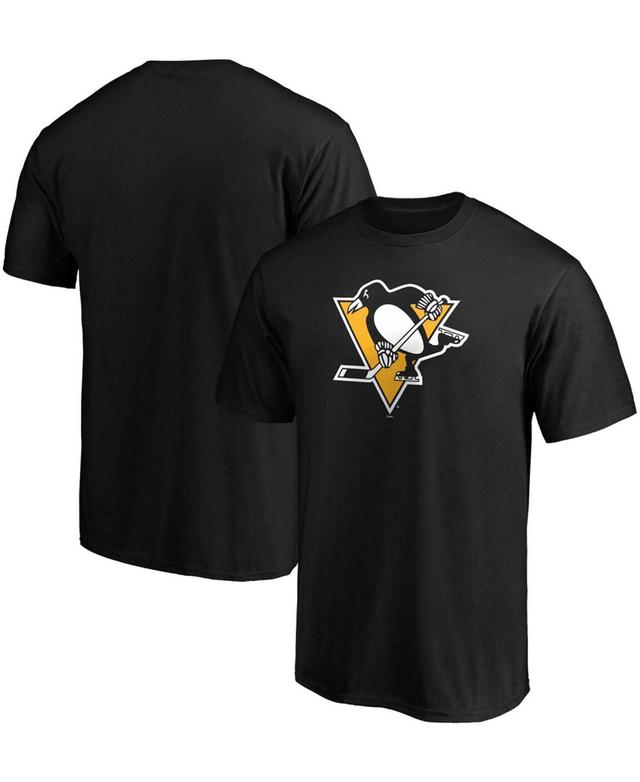 Mens Fanatics Branded Black Pittsburgh Penguins Team Primary Logo T-Shirt Product Image