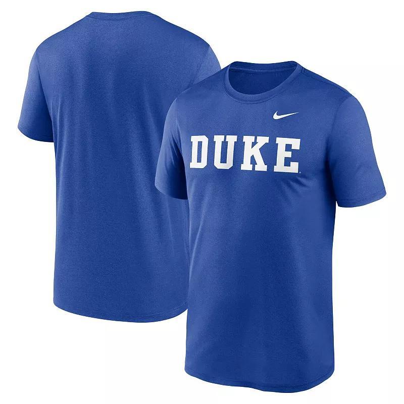 Mens Nike Royal Duke Devils Primetime Legend Wordmark T-Shirt Product Image