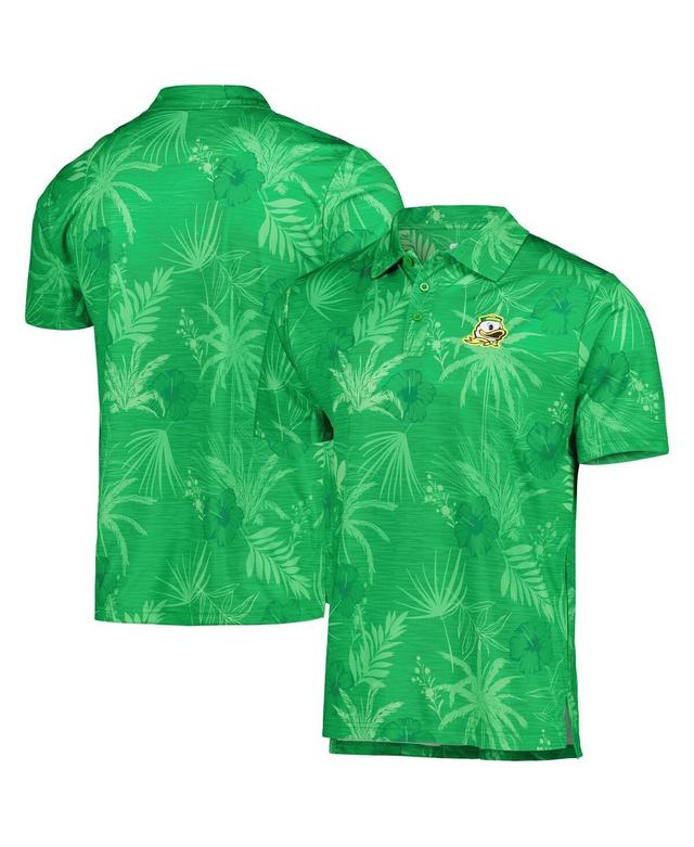 Mens Colosseum Green Oregon Ducks Palms Team Polo Shirt Product Image