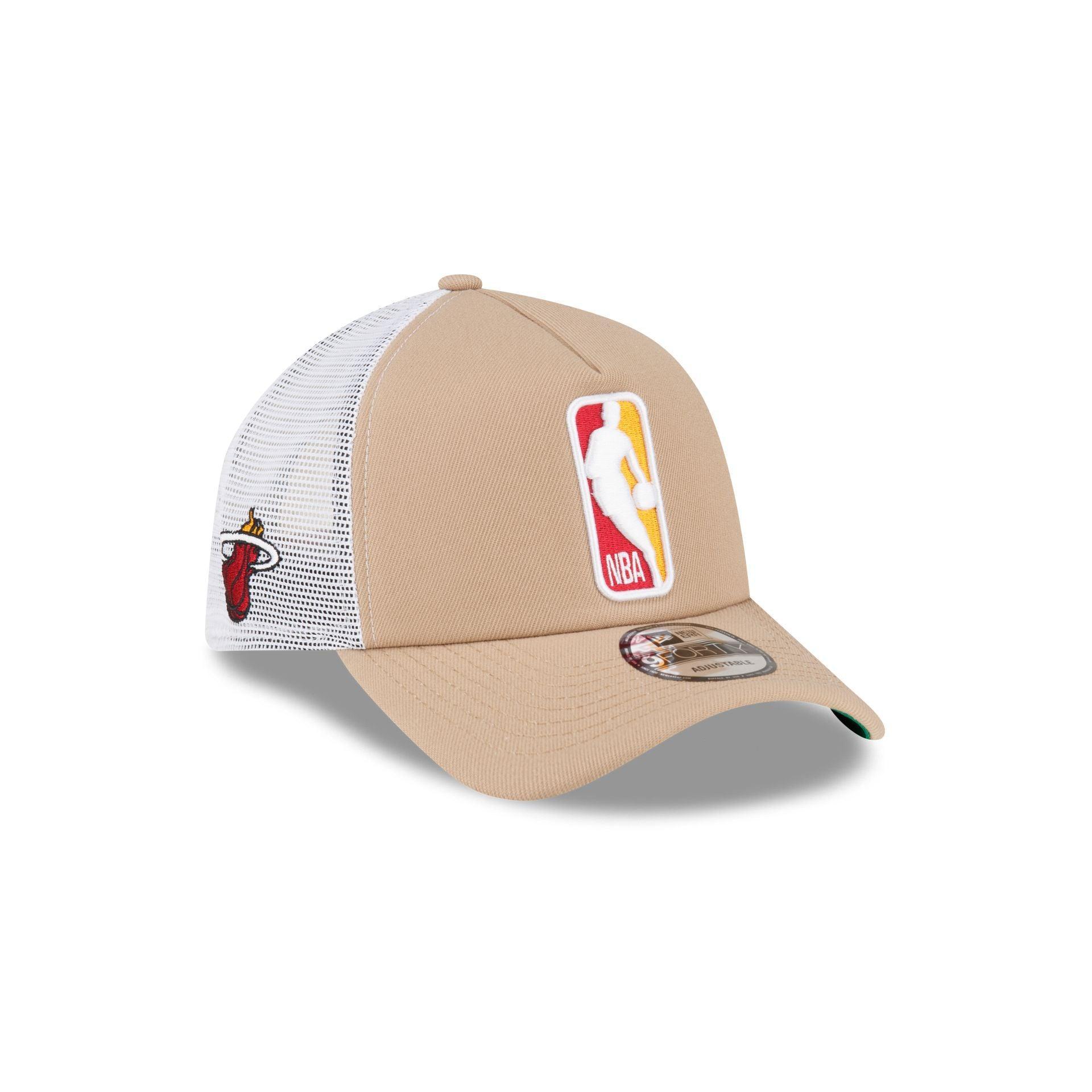 Miami Heat Logoman 9FORTY A-Frame Snapback Hat Male Product Image