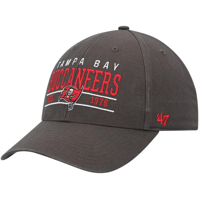 Mens 47 Graphite Tampa Bay Buccaneers Centerline MVP Adjustable Hat Product Image