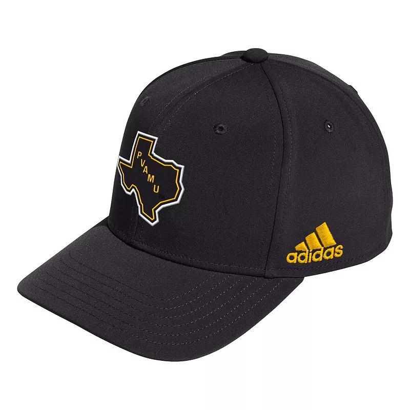 Mens adidas Black Prairie View A&M Panthers State Snapback Hat Product Image