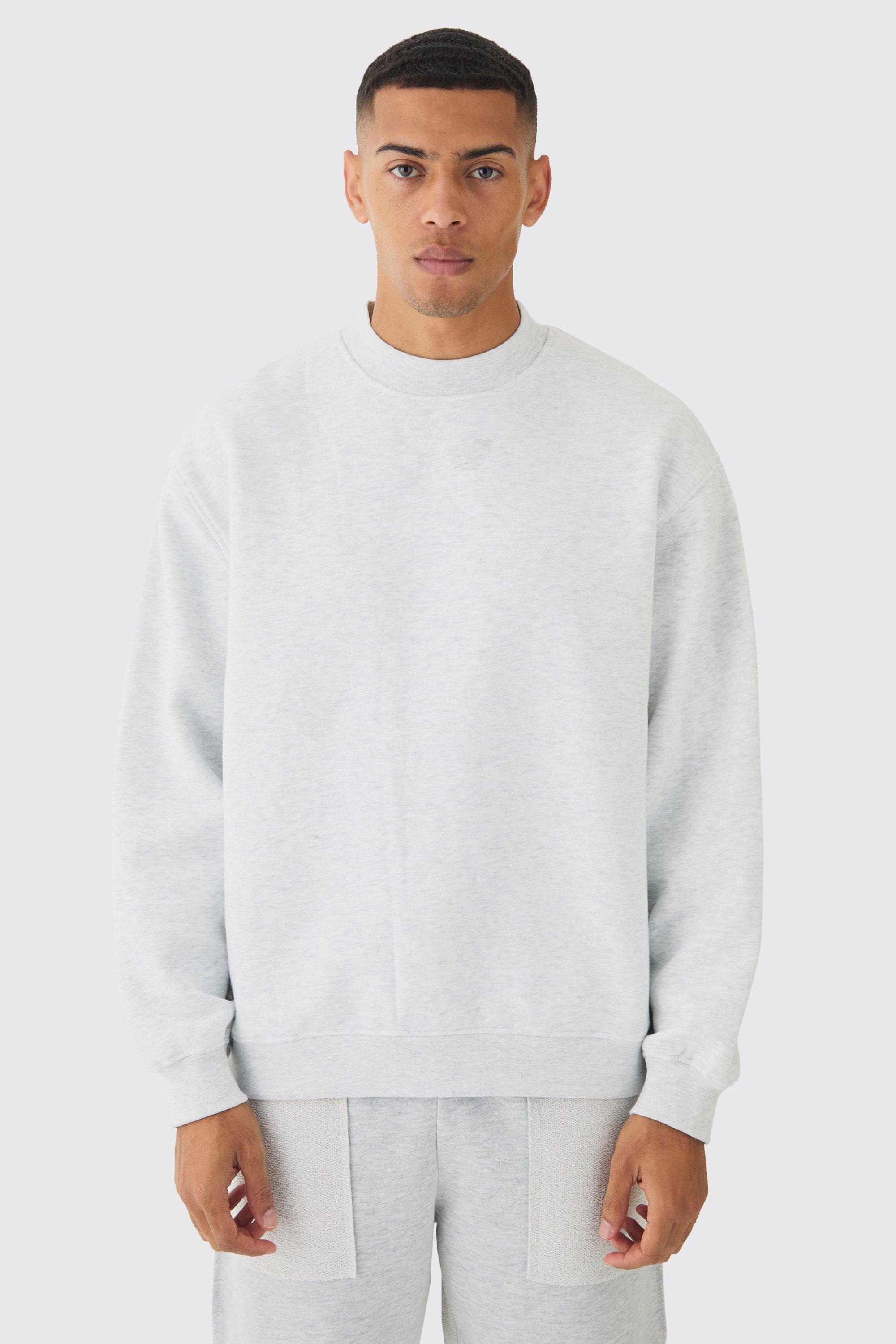 Oversized Extended Neck Sweatshirt | boohooMAN USA Product Image