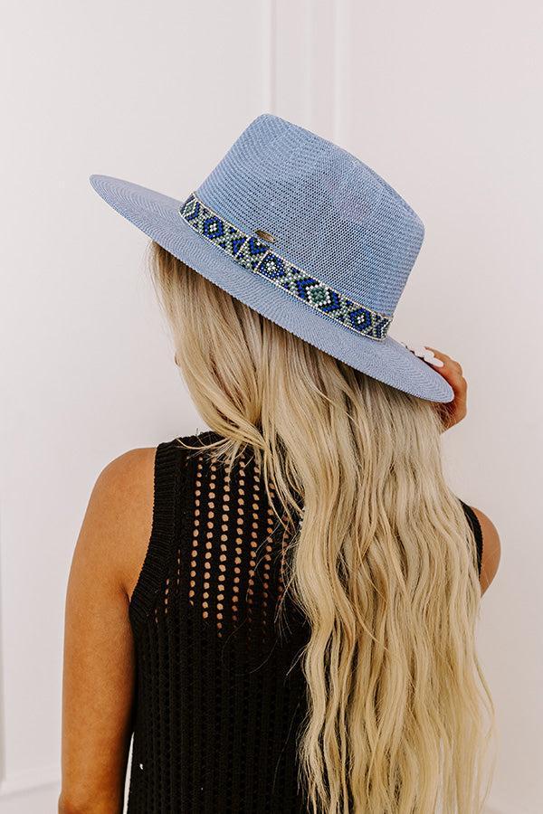 Sunny Refresh Woven Fedora in Airy Blue product image