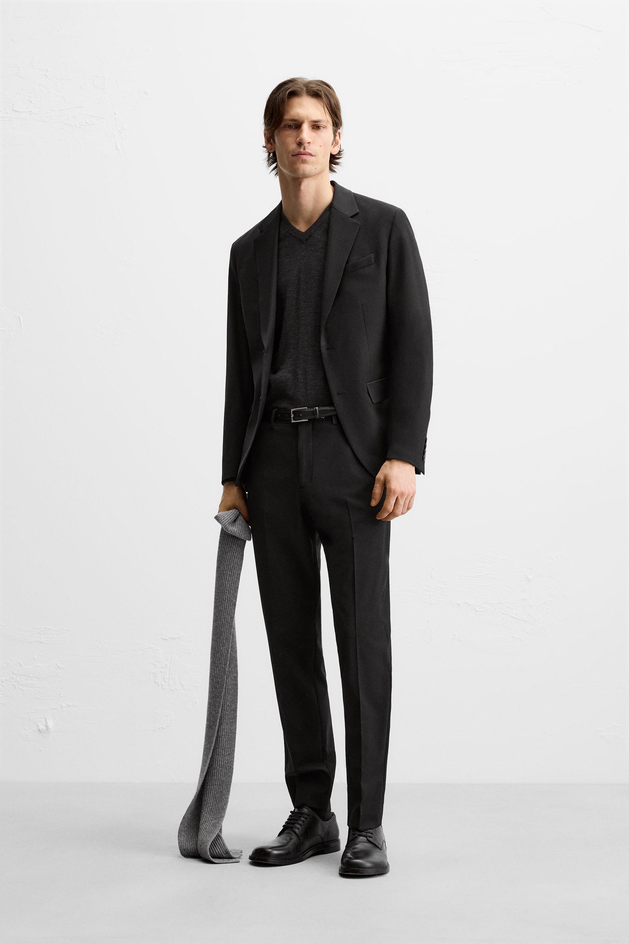 TEXTURED SUIT JACKET Product Image