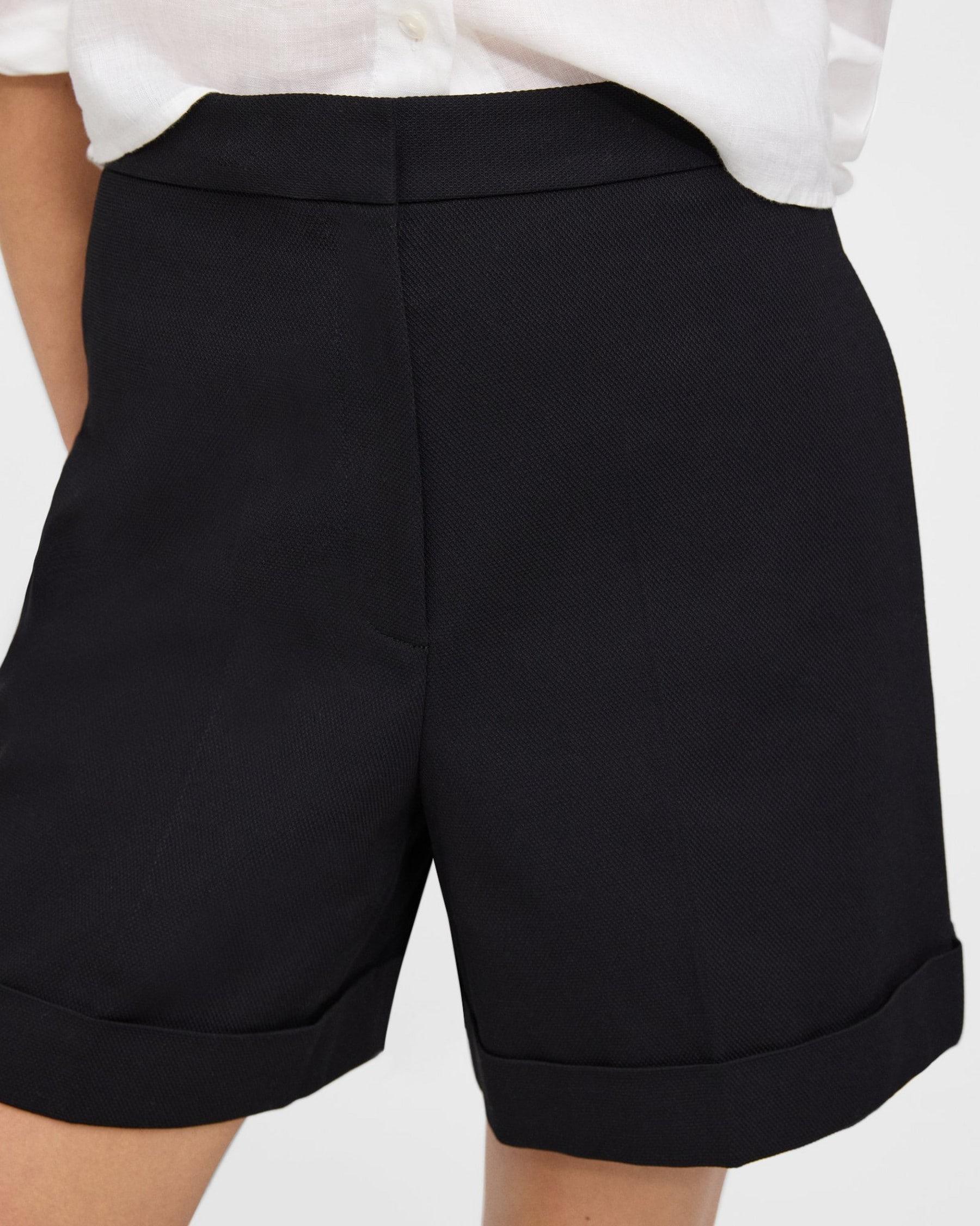 Cuffed Short in Cotton Piqué Product Image