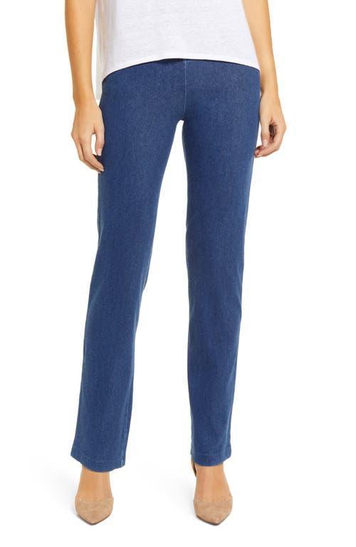 Lyss High Waist Straight Leg Stretch Denim Jeans Product Image