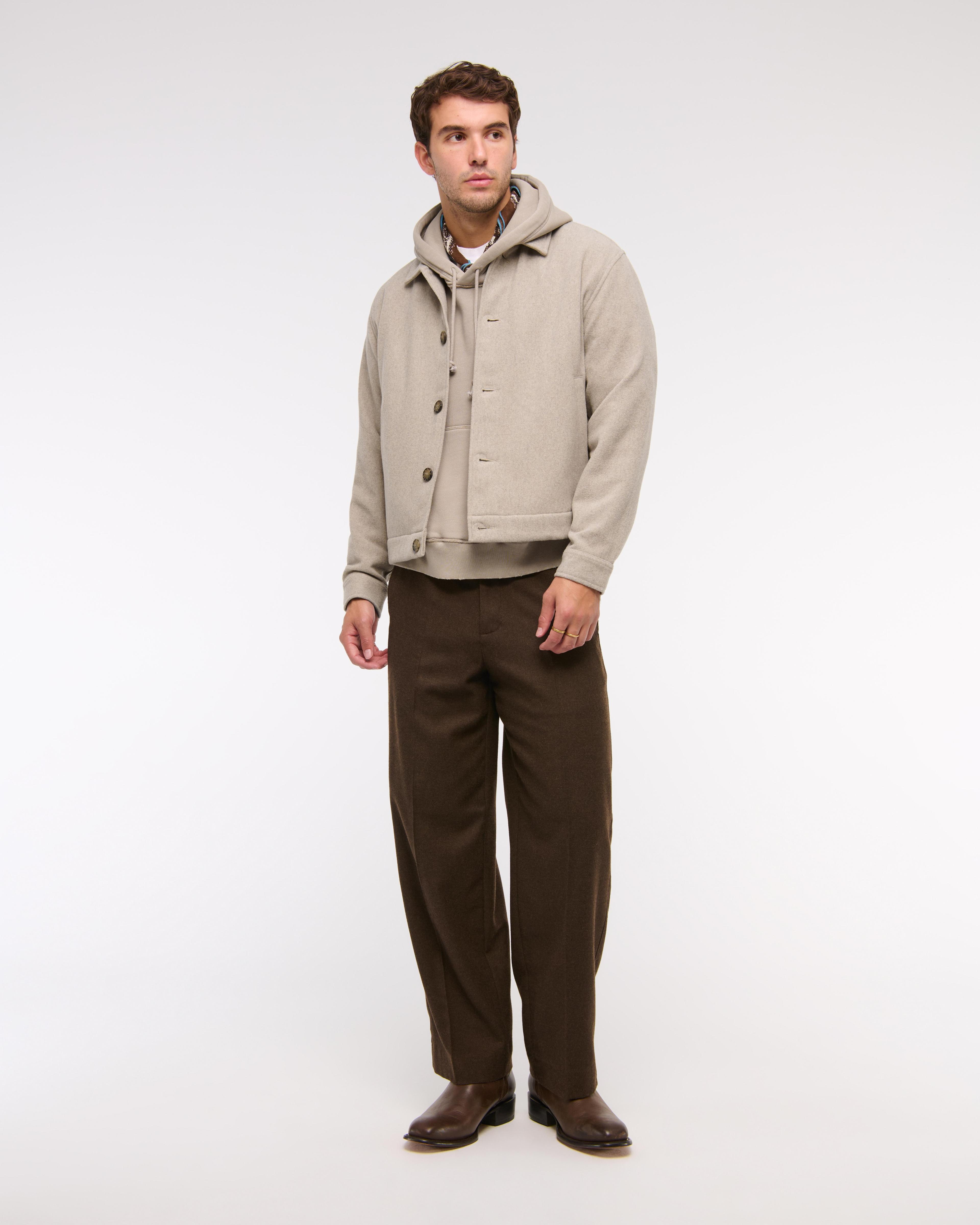 Wool-Blend Shirt Jacket Product Image