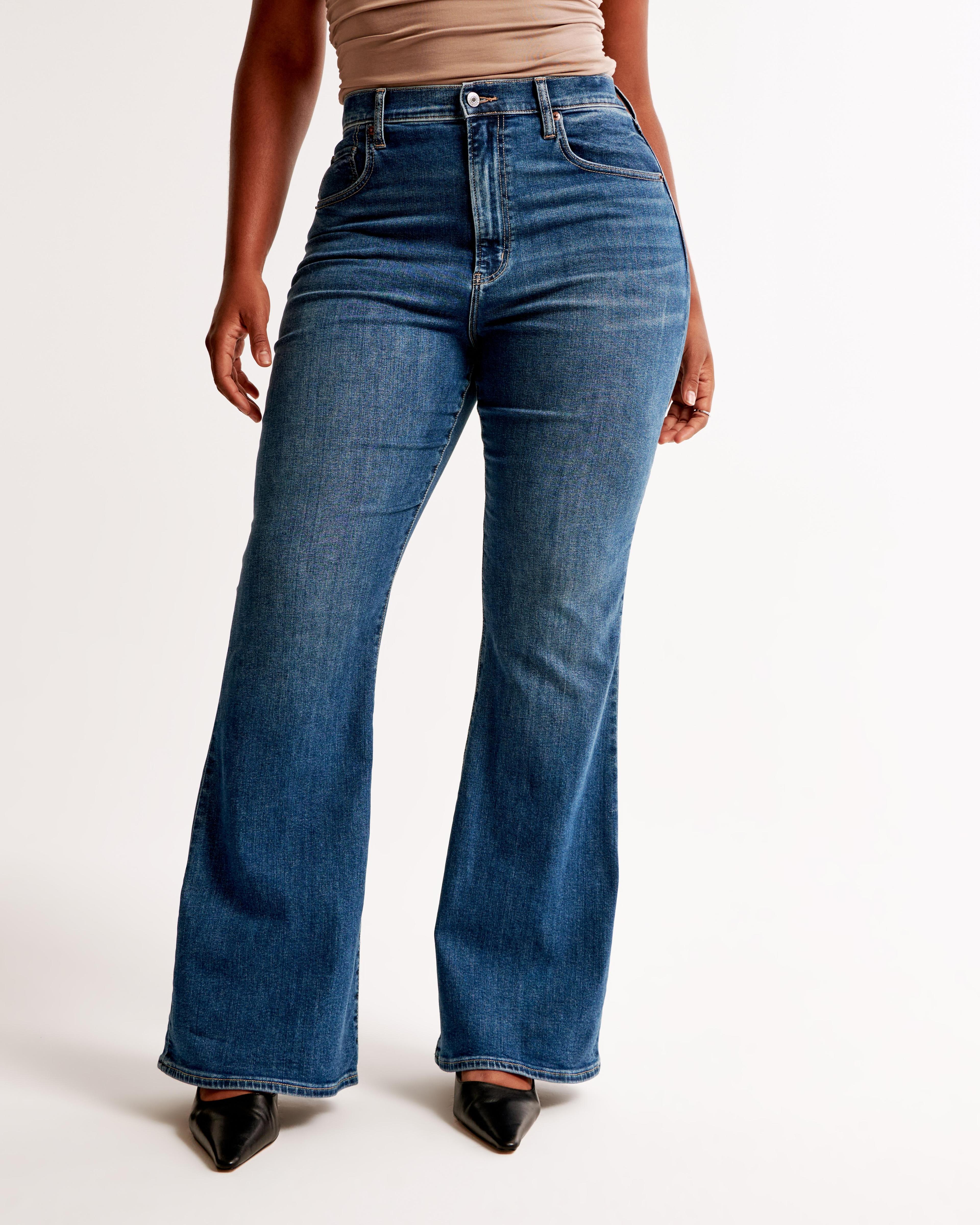 Curve Love Ultra High Rise Stretch Flare Jean Product Image