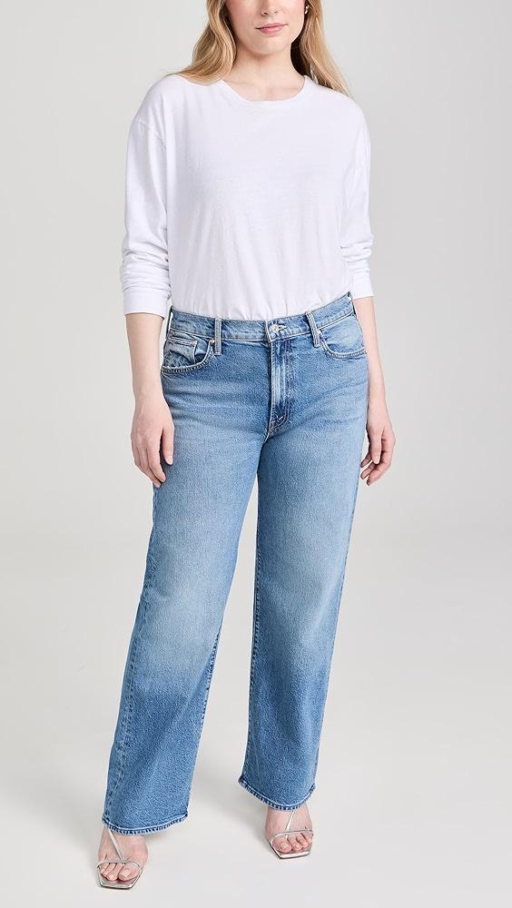 MOTHER Petite Lil Dodger Sneak Jeans | Shopbop Product Image