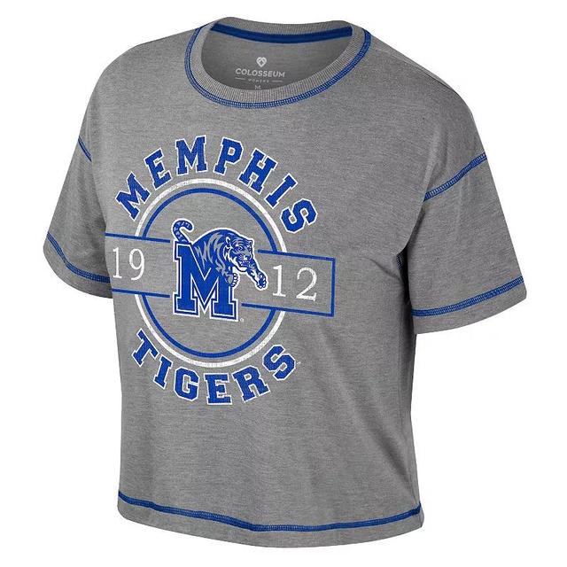 Womens Pitt Panthers Crop Short Sleeve Tee Product Image