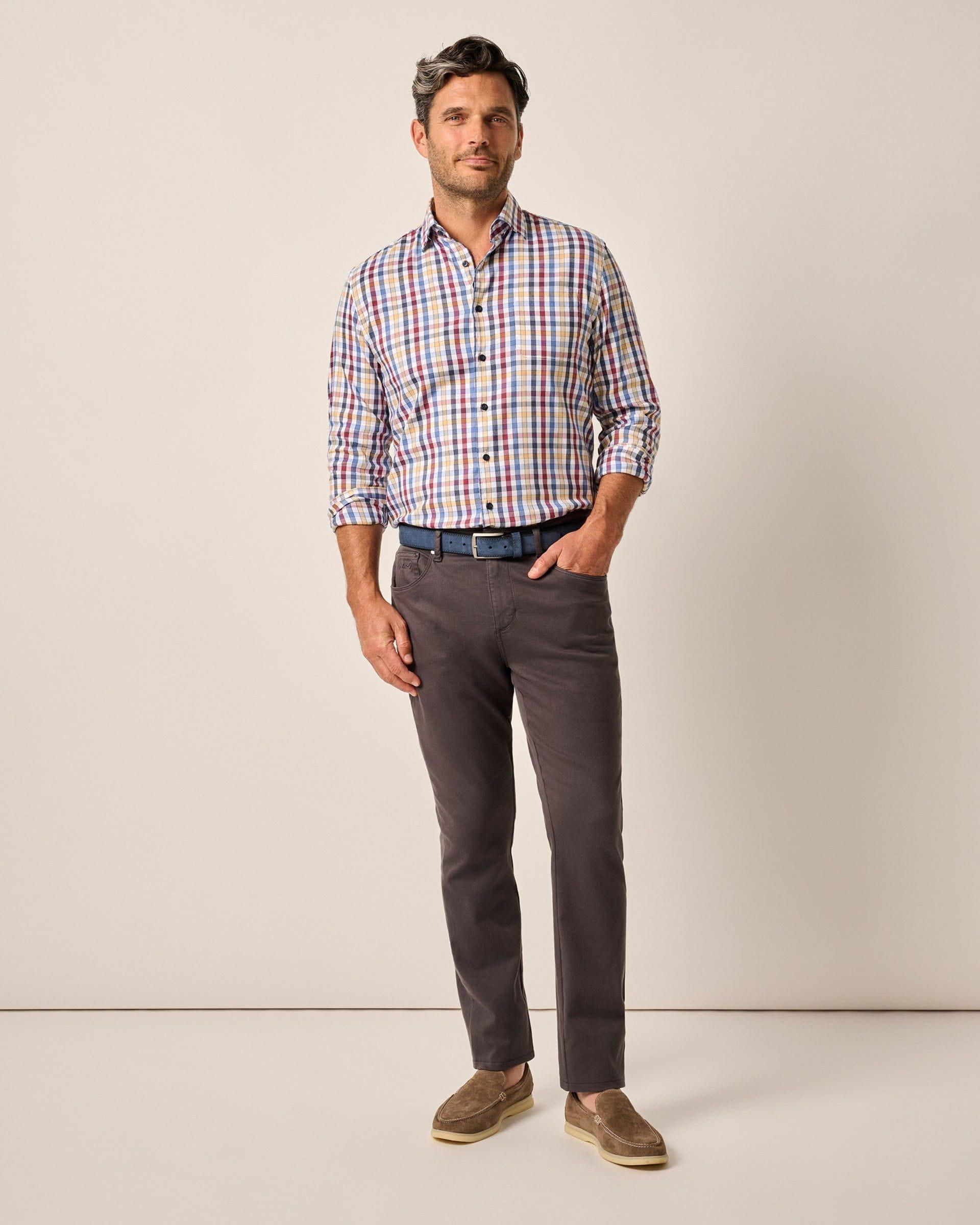 johnnie-O Newport 5-Pocket Cotton Pants Product Image