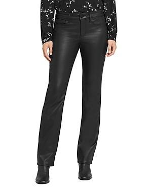 Nydj Petite Marilyn High Rise Straight Leg Coated Jeans Product Image