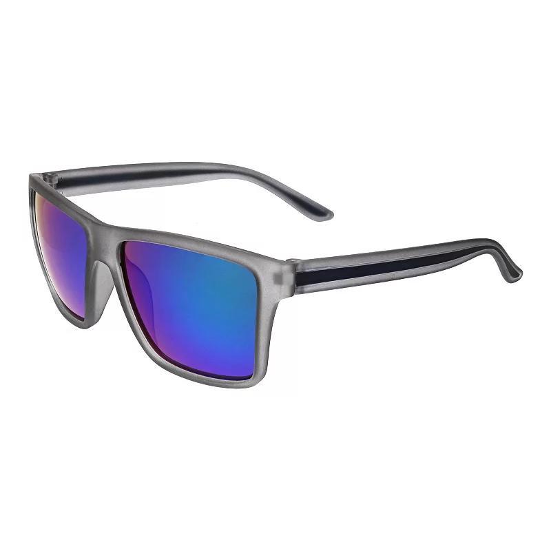 Mens Tek Gear 65mm Temple insert Detail Polarized Square Sunglasses Product Image