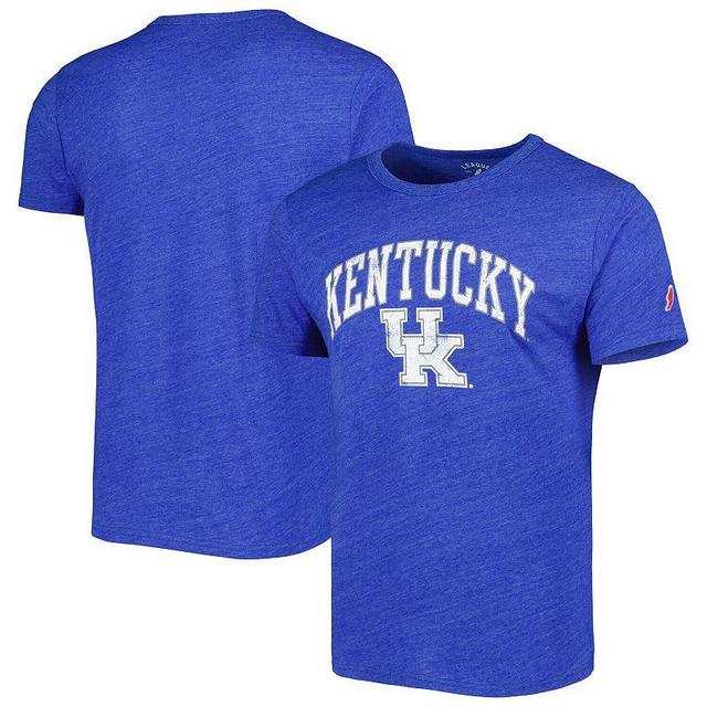 Mens League Collegiate Wear Heather Royal Kentucky Wildcats 1965 Arch Victory Falls Tri-Blend T-Shirt Product Image