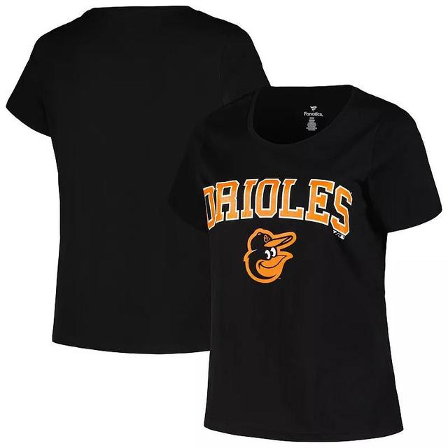 Womens Profile Baltimore Orioles Plus Size Arch Logo T-Shirt Product Image