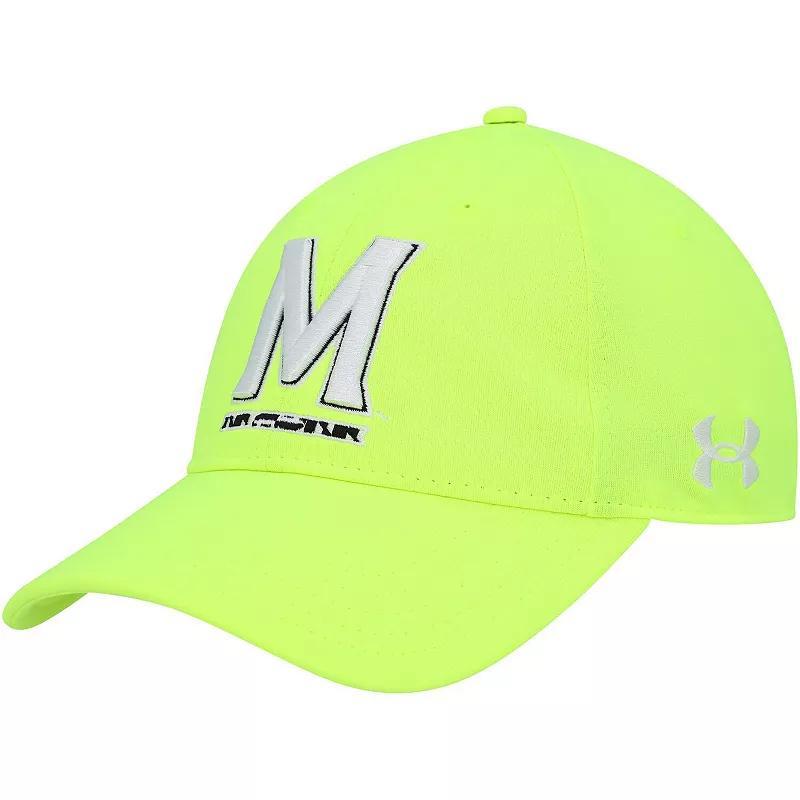 Mens Under Armour Yellow Maryland Terrapins Signal Caller Performance Adjustable Hat Product Image