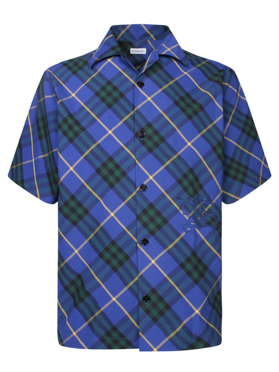 BURBERRY Shirts In Blue Product Image