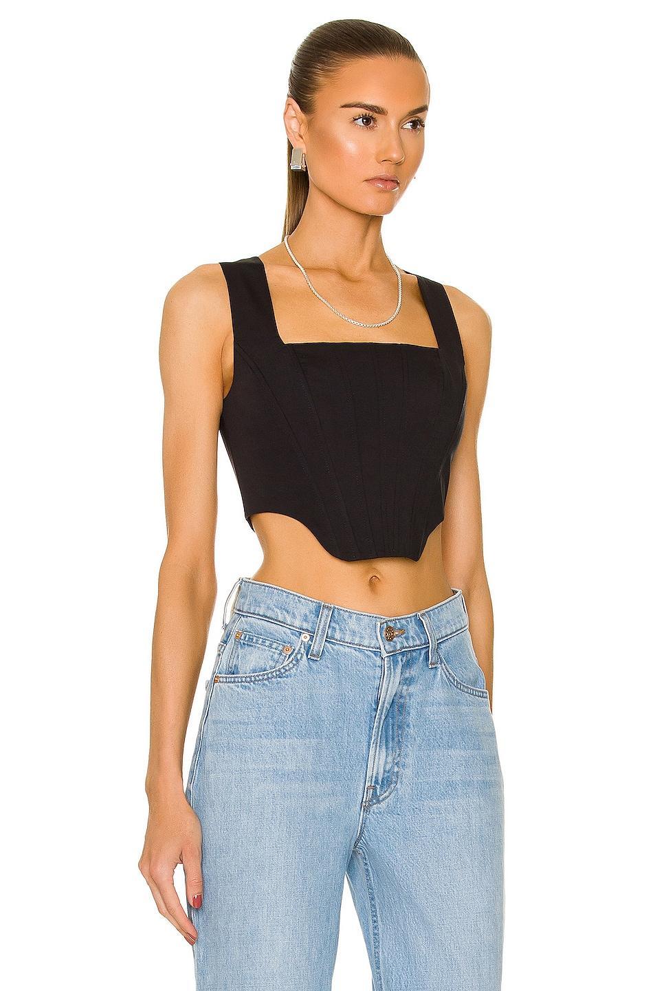 Staud Alice Top Black. (also in ). Product Image