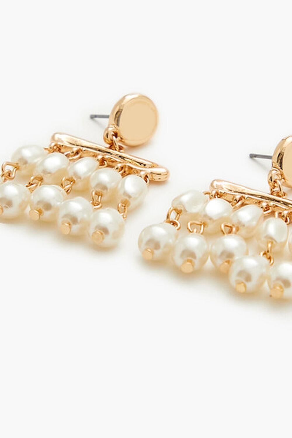 Tiered Faux Pearl Drop Earrings | Forever 21 Product Image