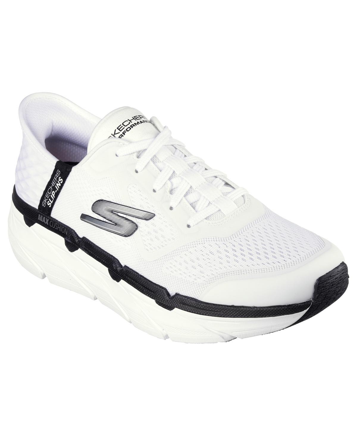 Skechers Mens Slip-Ins- Max Cushioning Premier Slip-On Casual Sneakers from Finish Line - White Product Image