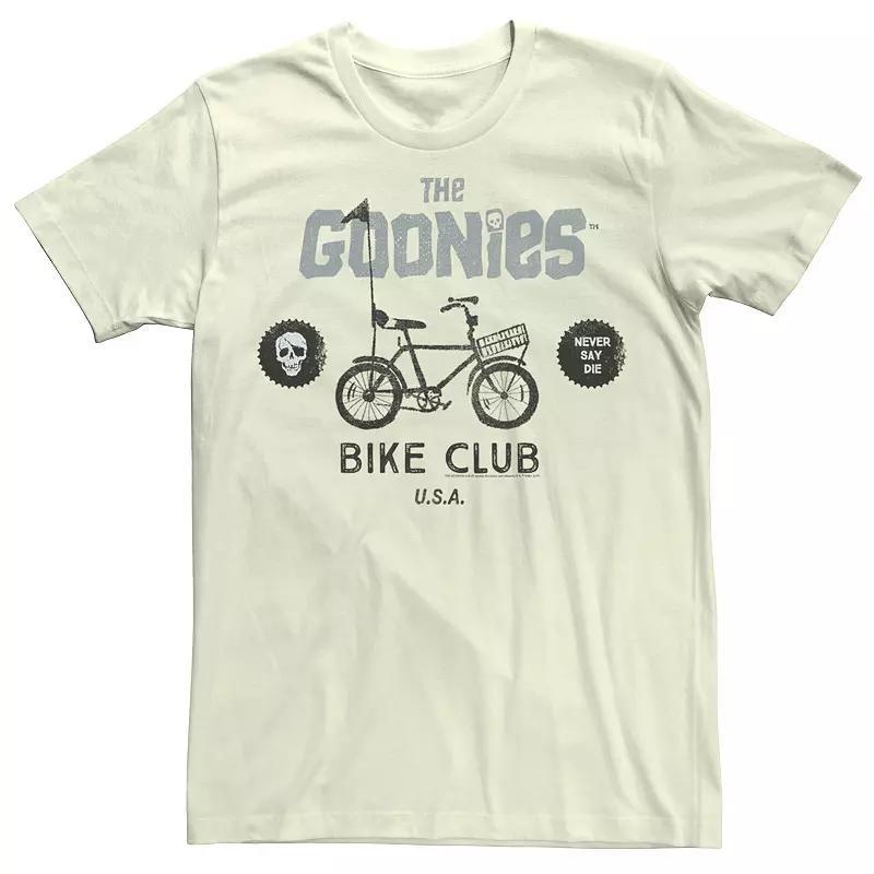 Mens The Goonies Bike Club Never Say Die Text Tee Product Image