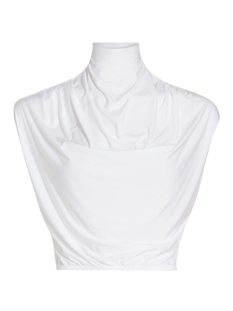 Womens Butter Draped Crop Top Product Image