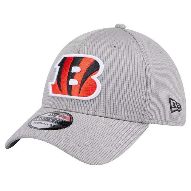 Mens New Era Gray Cincinnati Bengals Active 39THIRTY Flex Hat Product Image