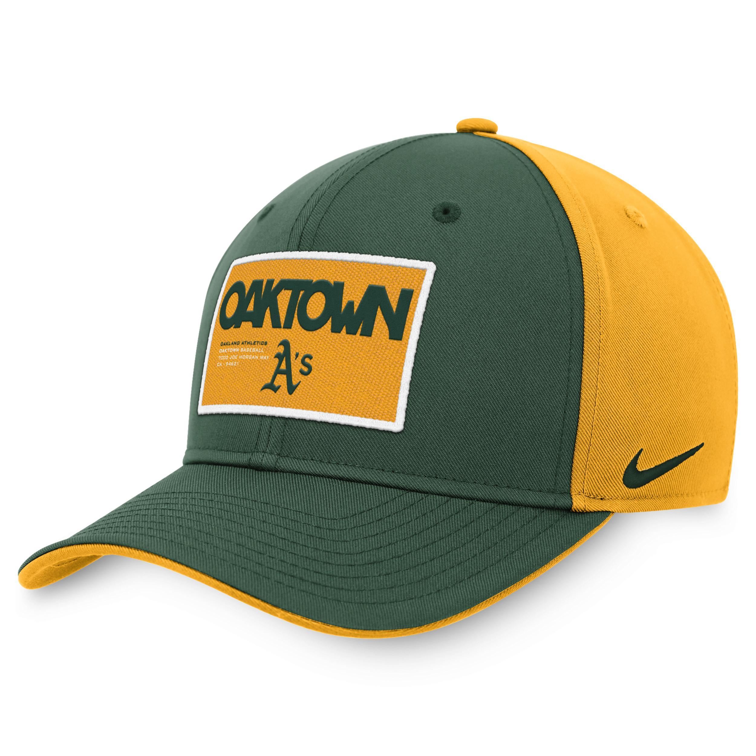 Oakland Athletics Classic99 Color Block Nike Mens MLB Adjustable Hat Product Image