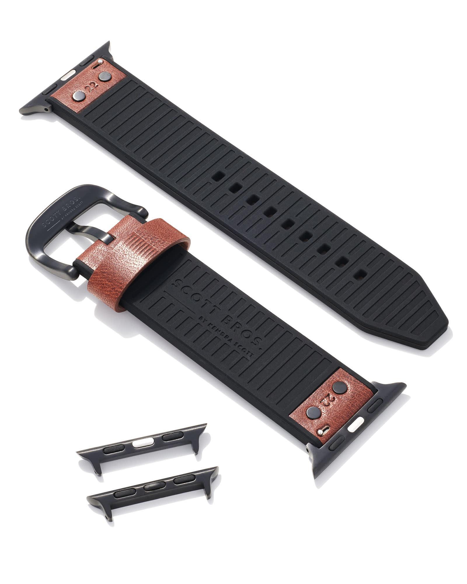 Cade Leather Watch Band in Cognac Product Image