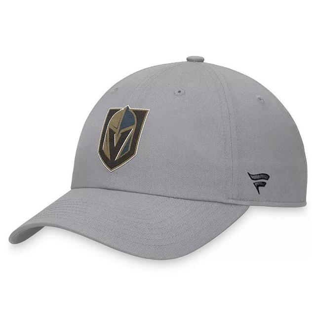 Mens Fanatics Branded Gray Vegas Golden Knights Extra Time Adjustable Hat Product Image