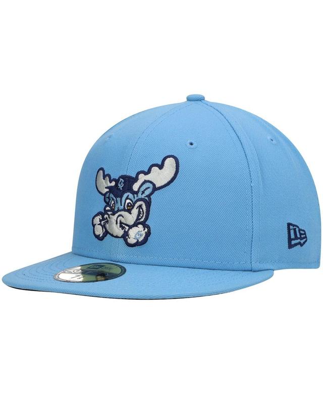 Mens New Era Light Blue Wilmington Blue Rocks Authentic Collection Team 59FIFTY Fitted Hat Product Image