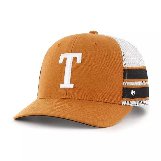 Mens 47 Texas Orange Texas Longhorns Straight Eight Adjustable Trucker Hat Product Image