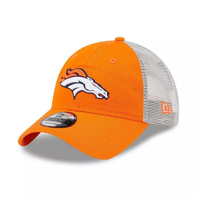 Mens New Era /Natural Denver Broncos Loyal 9TWENTY Trucker Hat Product Image