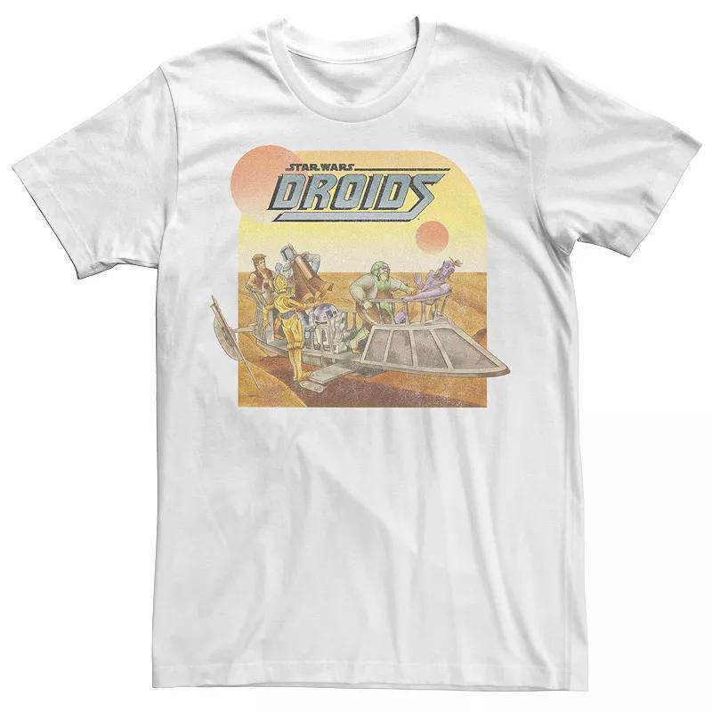 Mens Star Wars Droid Sunset Poster Tee Product Image