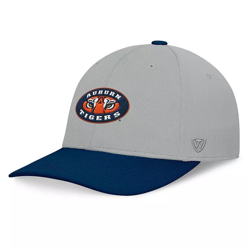 Mens Top of the World Gray/Navy Auburn Tigers Mick Flex Hat Product Image